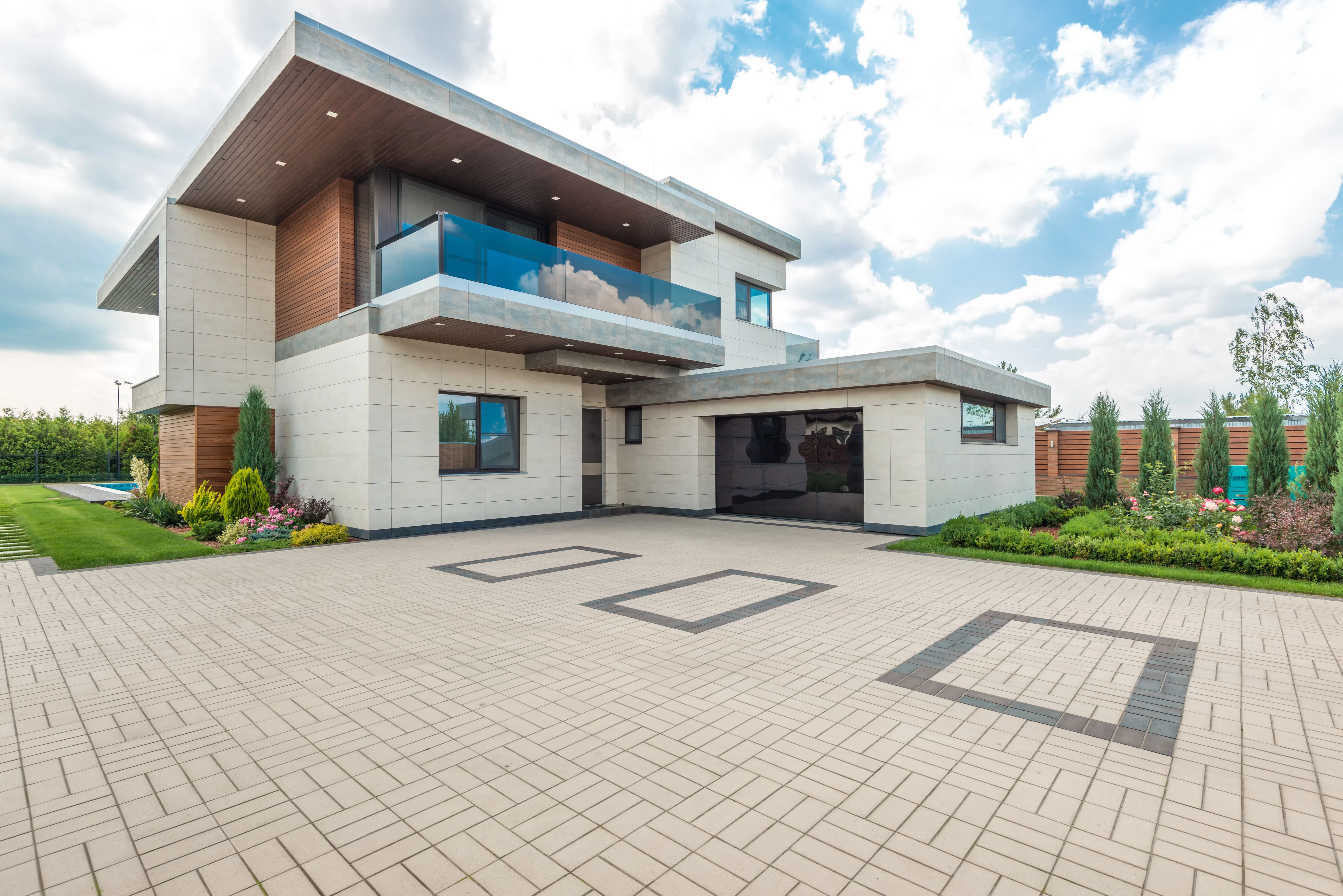 Residential garage door in Cardiff
