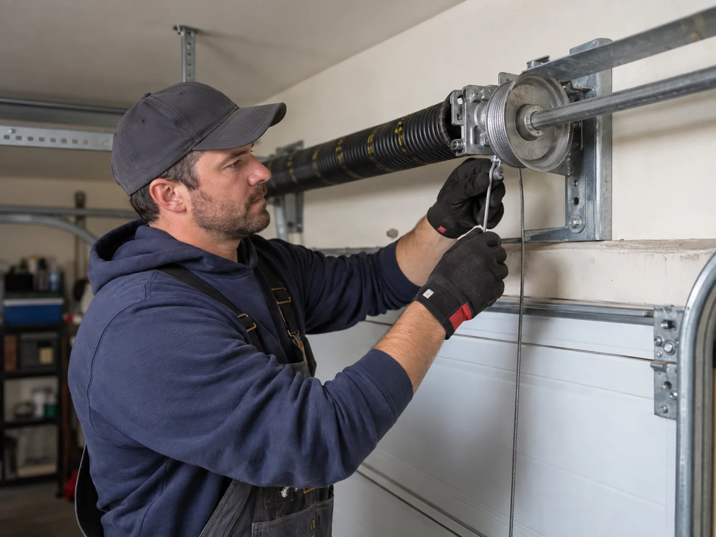 Spring Repair for Fairbanks Ranch's 1990s-Built Doors in Encinitas